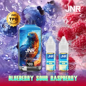 Puff JNR rechargeable myrtille framboise acidulée