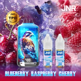 Puff JNR rechargeable framboise myrtille cerise