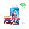 Puff JNR 28000 Bouffées Rechargeable – Trio Fruité Framboise, Myrtille & Cerise