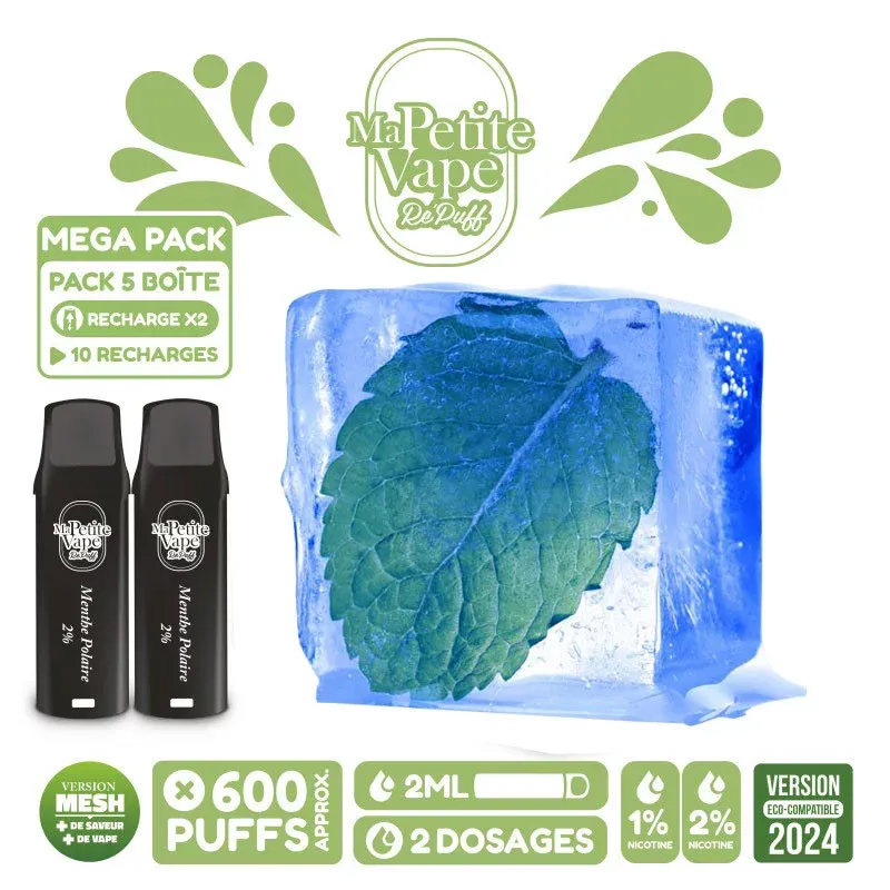 Ma Petite Vape Menthe – Puff Discrète et Rafraîchissante