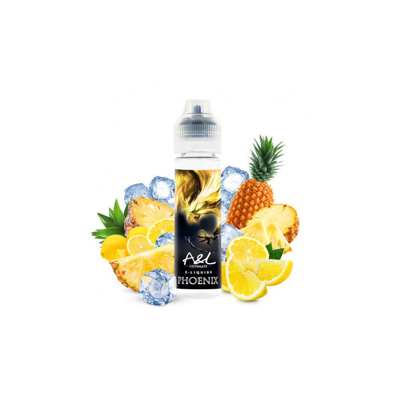E-liquide Phoenix – A&L Ultimate – Mangue & ananas sur lit de fraîcheur E-liquide Phoenix – A&L Ultimate – Mangue & ananas sur lit de fraîcheur