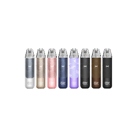 OXVA NeXLIM Go: aperçu des 8 coloris disponibles, pod 1800 mAh, jusqu’à 40W, cartouche 4 ml, simple et compact.
