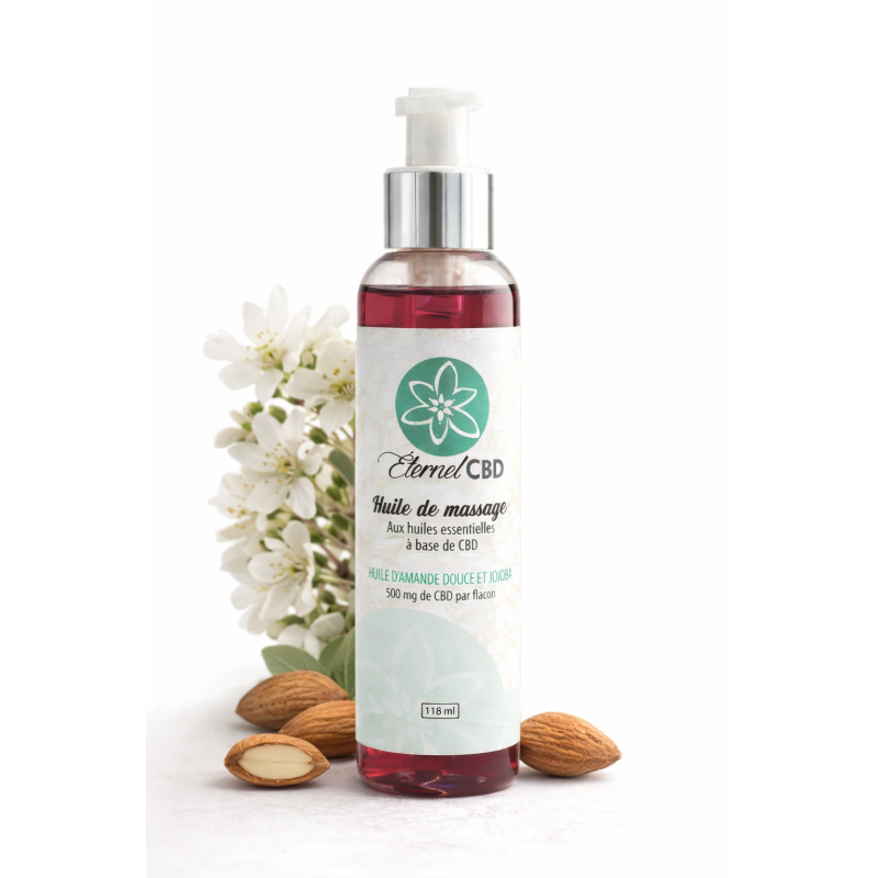 CBD massage oil (500mg) - Eternal CBD