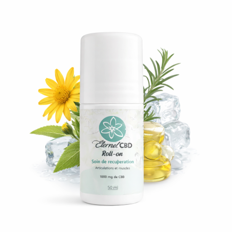 Roll-on Éternel CBD 1000 mg (50 ml) – Soin de récupération