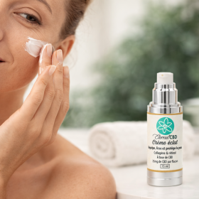 Crema luminosità al collagene, retinolo e CBD - ÉTERNEL CBD
