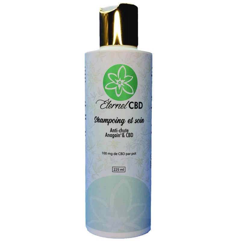 CBD-Produkt: CBD und Anagain Anti-Haarausfall-Shampoo – ÉTERNEL CBD