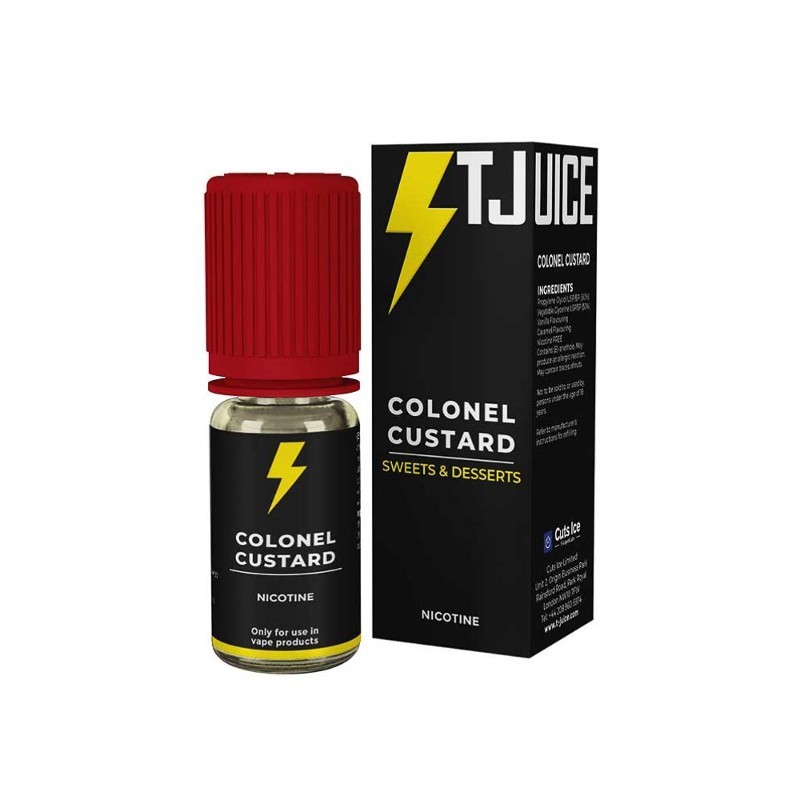E-líquido CBD: E-líquido Colonel Custard (natillas) - TJUICE