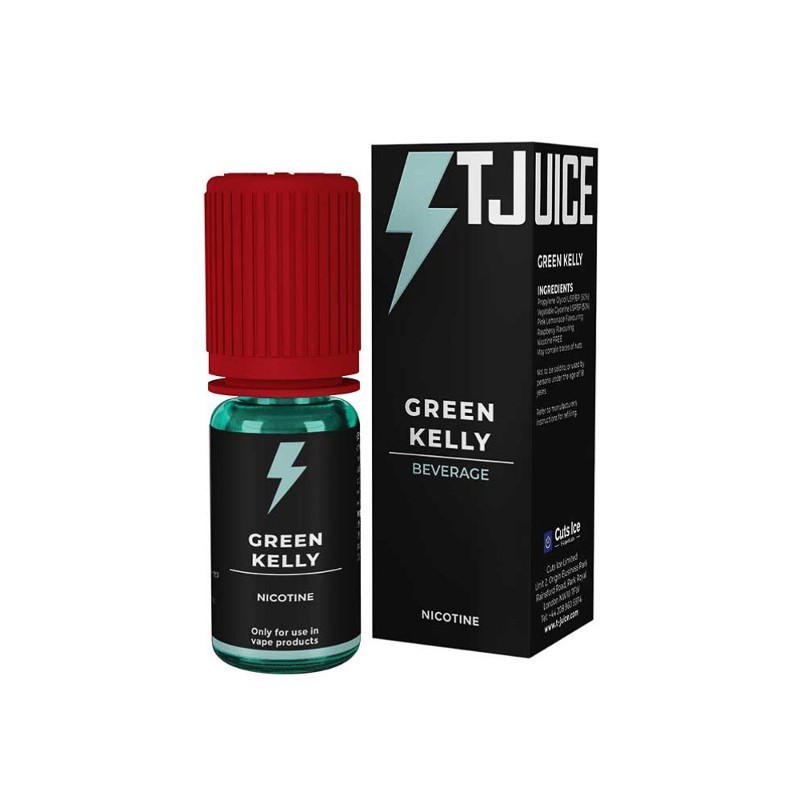 CBD-E-Liquid: Green Kelly E-Liquid (Himbeer-Zitrusfrucht) – TJUICE