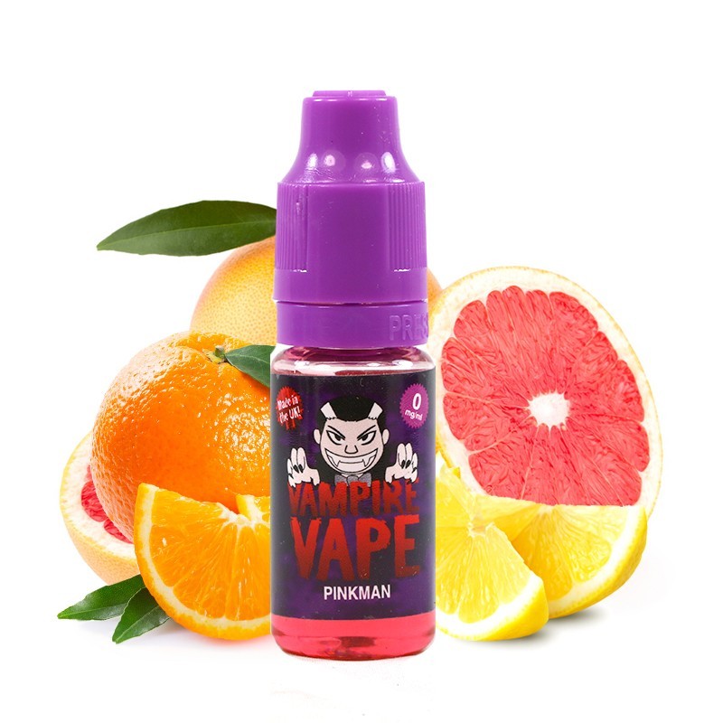 E-líquido CBD: E-líquido Pinkman 10ml (cítricos) - VAMPIRE VAPE