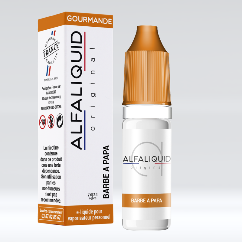 E-líquido CBD: E-líquido de algodón de azúcar - ALFALIQUID