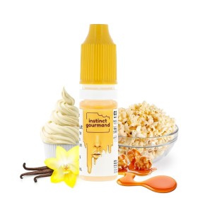 E-liquide CBD : E-liquide Instinct Gourmand (vanille popcorn) - ALFALIQUID