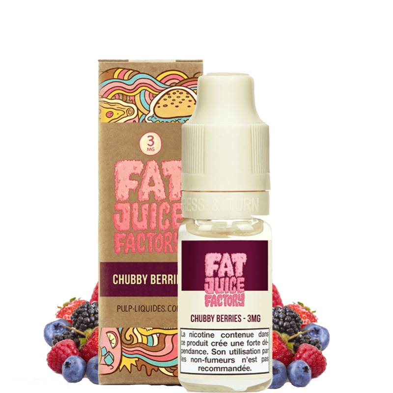 E-liquid CBD: E-liquid Chubby Berries - PULP KITCHEN