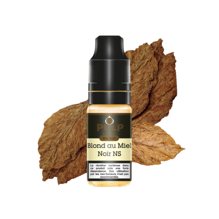 E-liquid CBD: E-liquid biondo con miele nero e sale di nicotina - PULP